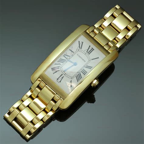 cartier tank 18k gold|cartier 18k gold bracelet price.